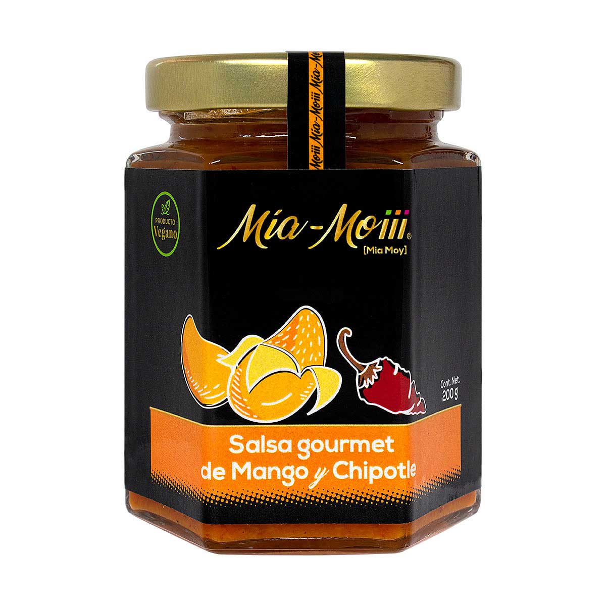 Mía-Moiii Salsa Gourmet Mango y Chipotle image number null