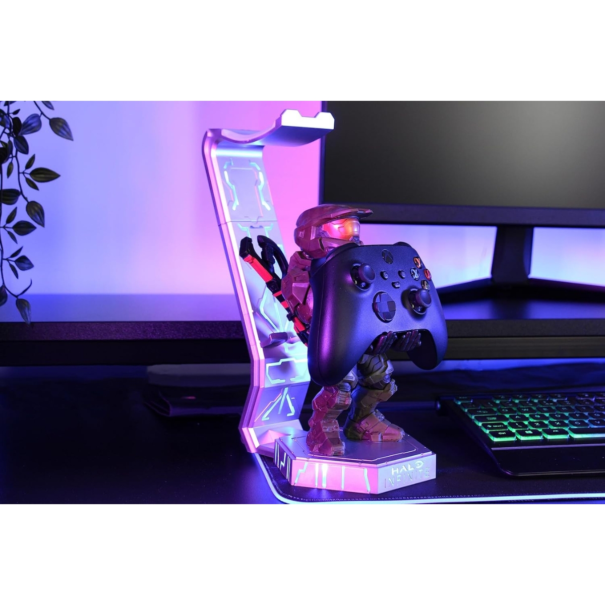 Cable con Soporte de Carga Guy Master Chief Deluxe Light image number null