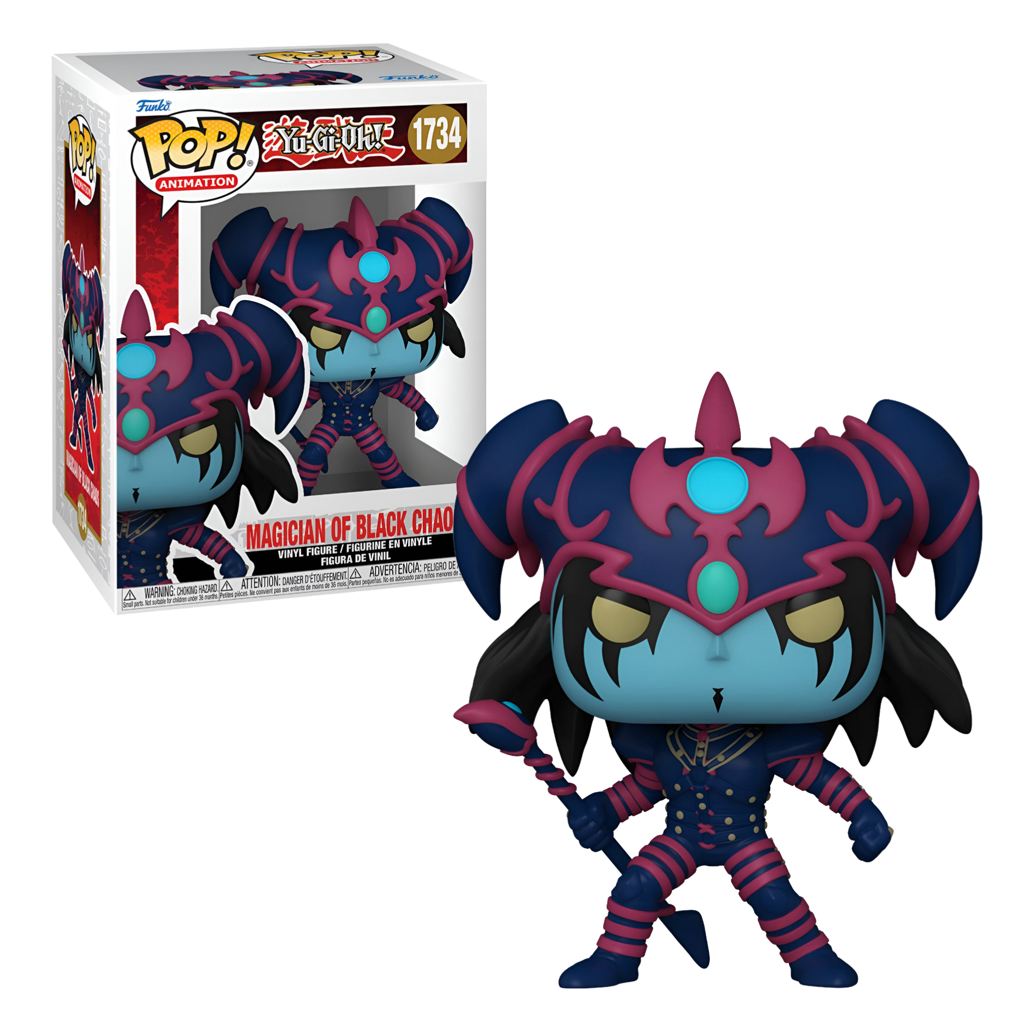 Funko Pop Animation: Yu Gi Oh Mago del Caos Negro image number null