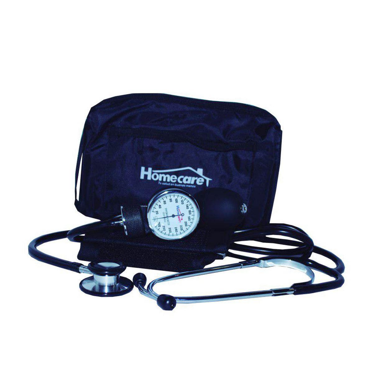 Kit Bauman&oacute;metro Negro con Estetoscopio Duplex image number null