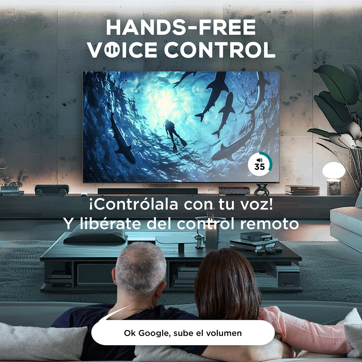 Pantalla Google TV TCL de 43 Pulgadas 4K 43s551g image number null