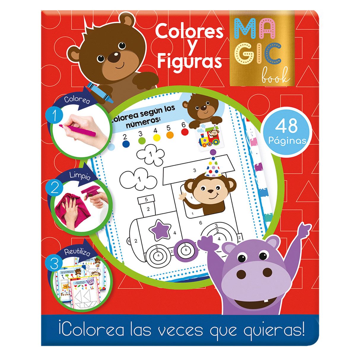 L&aacute;mina m&aacute;gico colores y figuras 48 p&aacute;ginas image number null