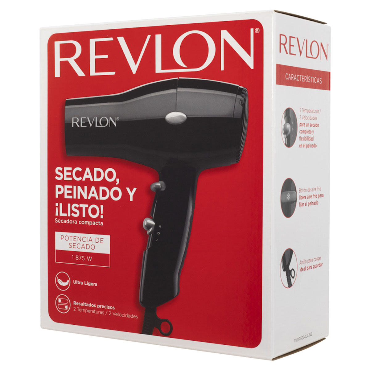 Secadora Revlon compacta essentials 1875w image number null