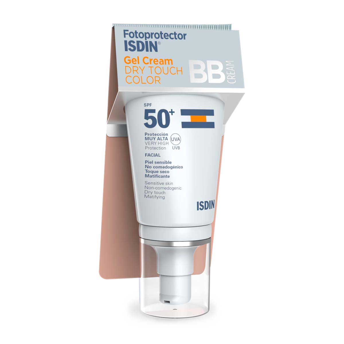 Fotoprotector Isdin 50+ Gel Crema Dry Touch con Color 50ml image number null