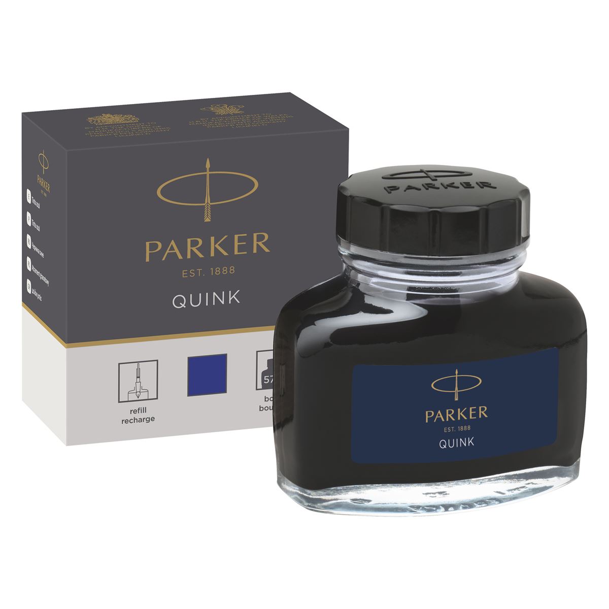 Parker Bottle Ink Blue Box image number null