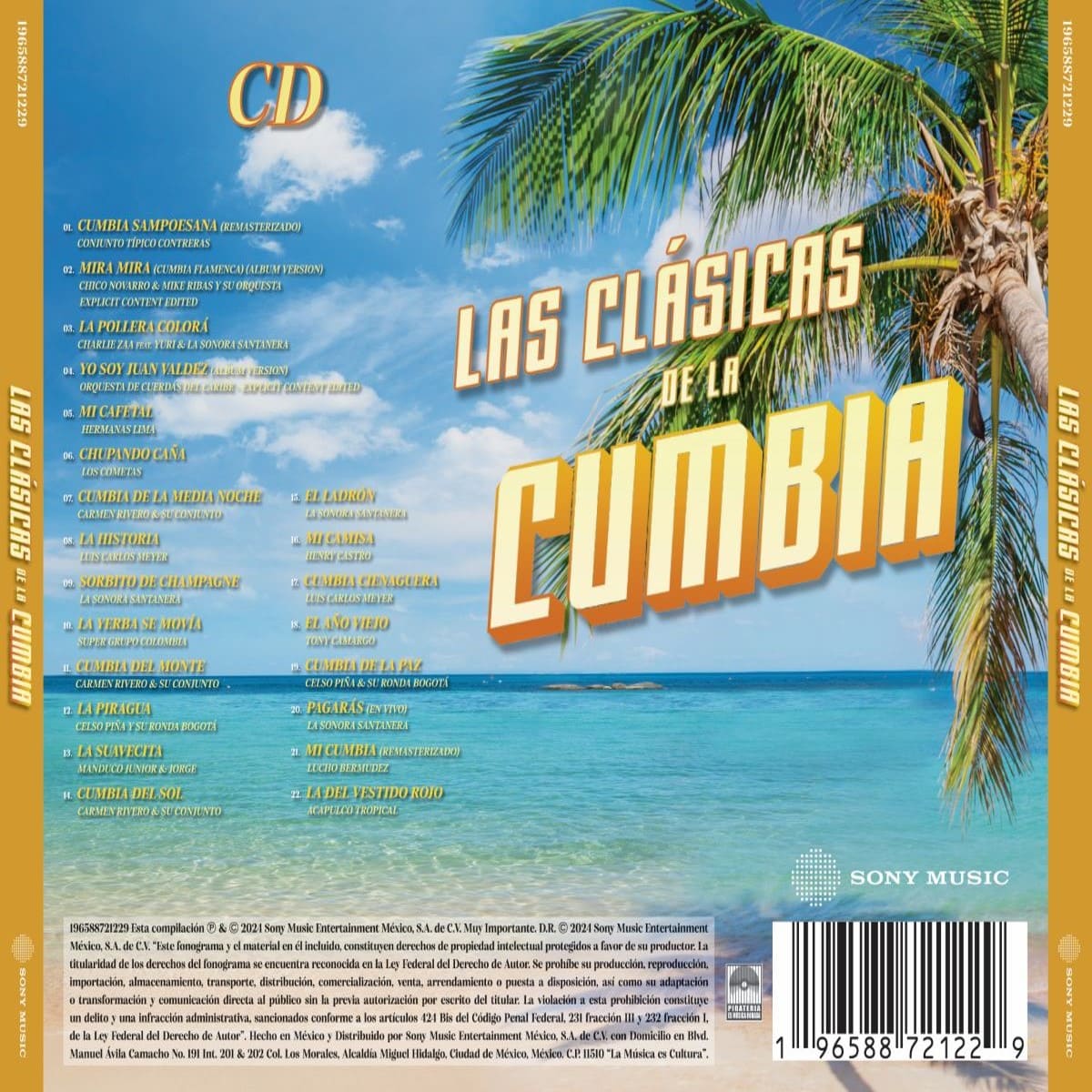 CD Varios - Las Clásicas De La Cumbia image number null