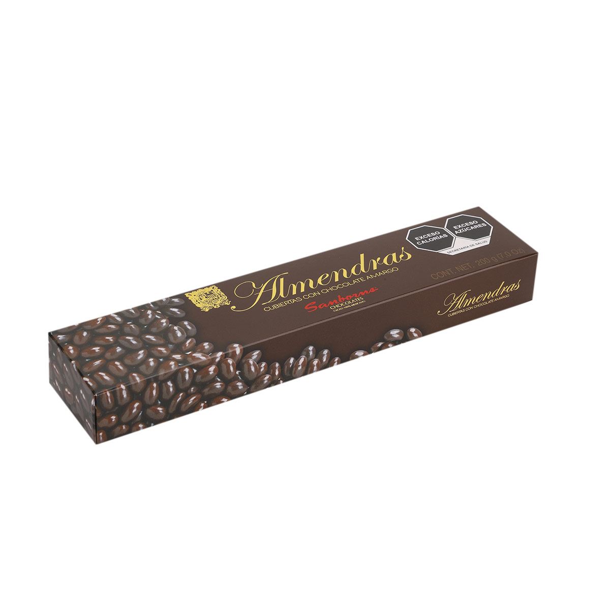 Caja de Almendras Cubiertas de Chocolate Amargo de 200 gramos Sanborns image number null