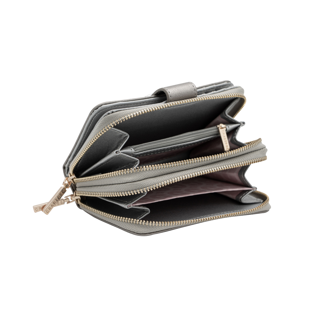 Cartera Crabtree Plata para Mujer image number null