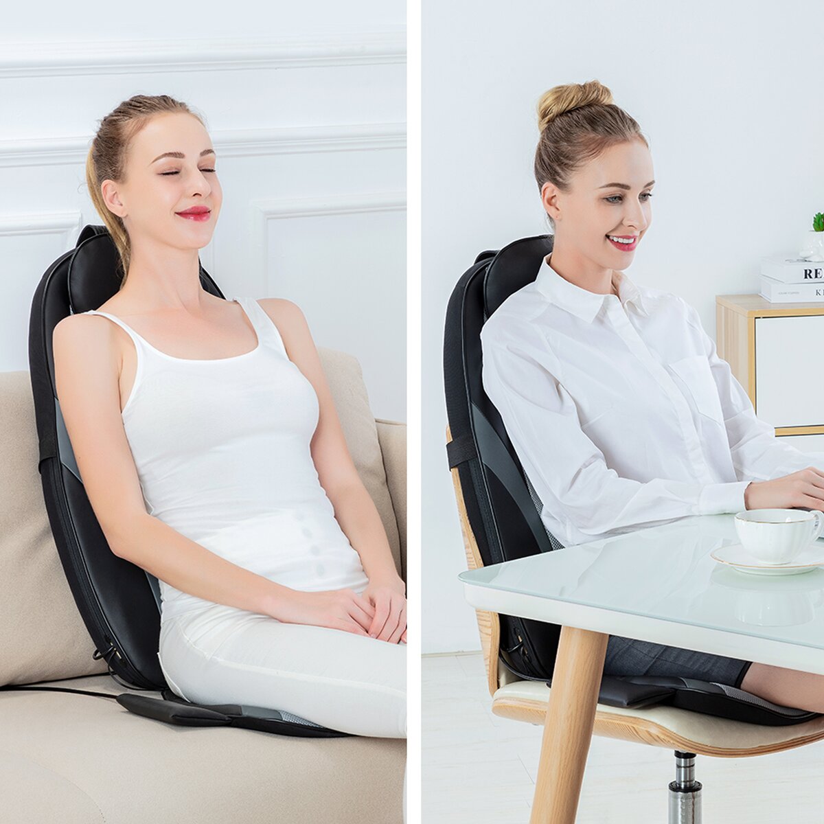 Asiento De Masaje Life & Care Tipo Shiatsu Con Calor image number null