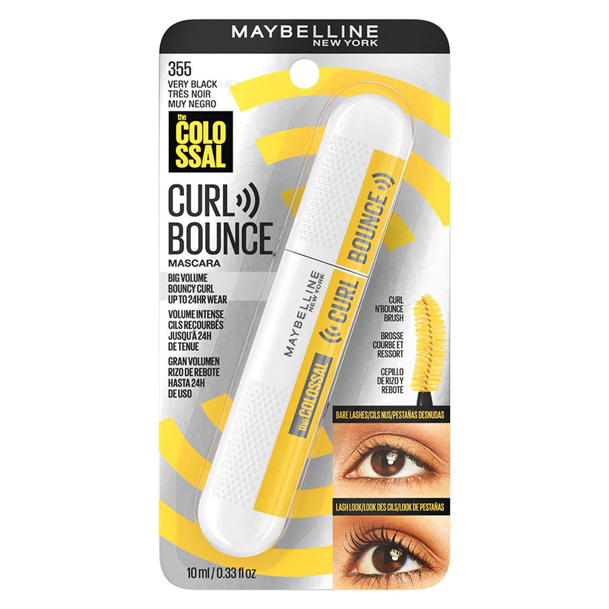 Máscara de Pestañas Lavable Colossal Curl Bounce Maybelline New York image number null