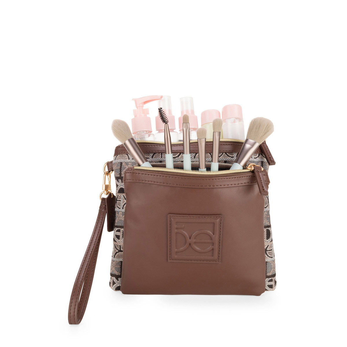 Cosmetiquera Cierre Doble Cloe Multicolor para Mujer image number null