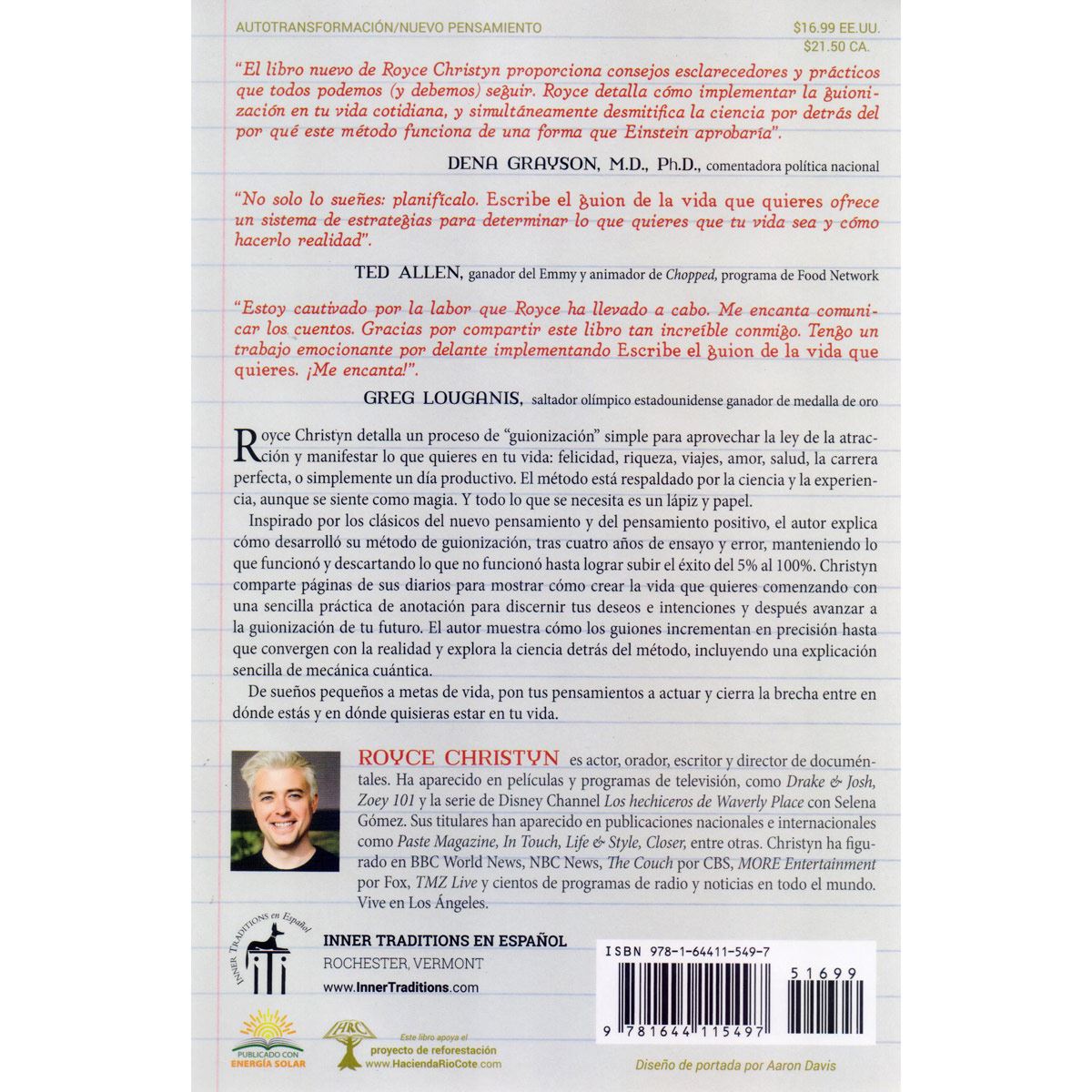 Escribe El Guion De La Vida Que Quieres. Manifiesta Tus Sue&ntilde;os Con Tan Solo L&aacute;piz Y Papel image number null