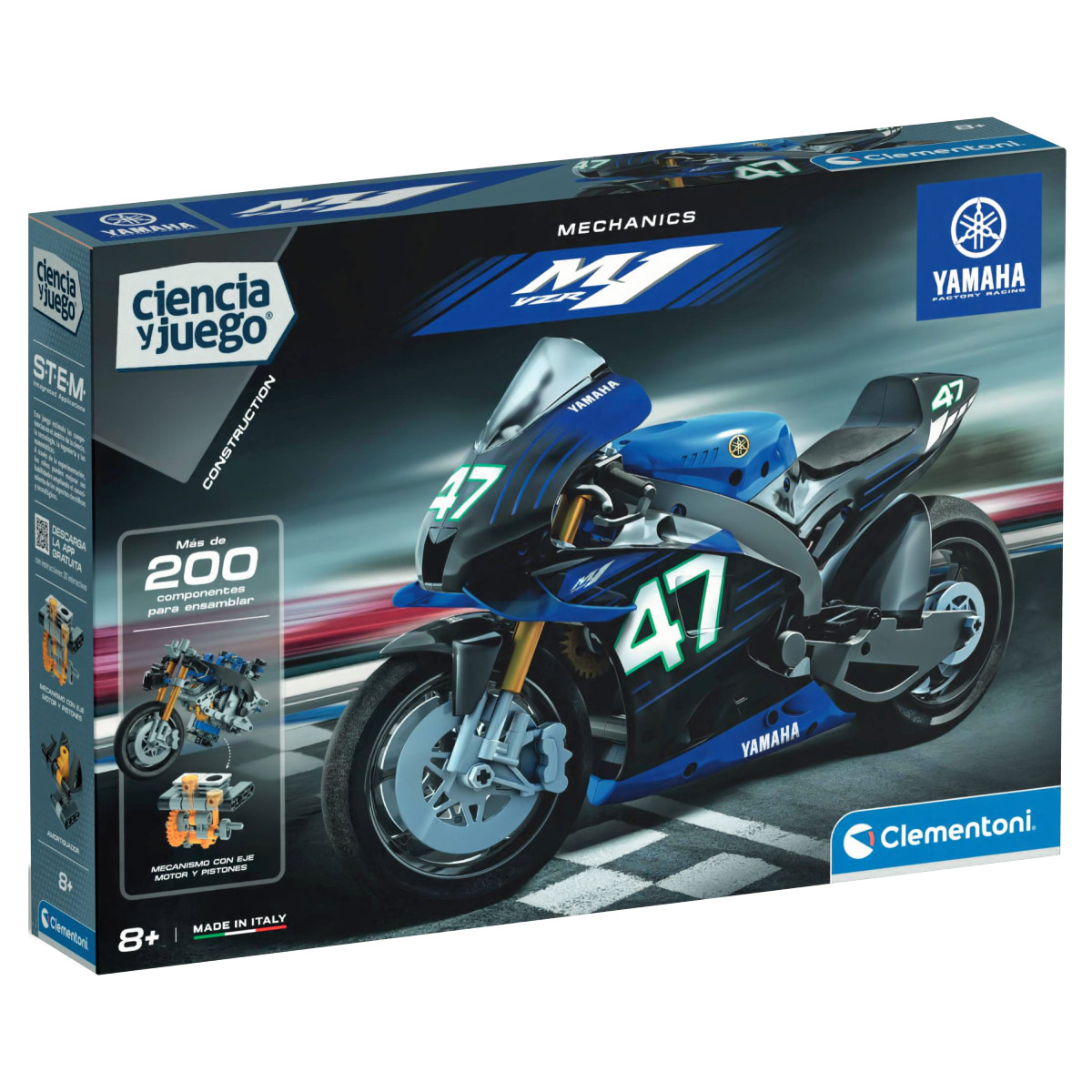 kit de Construcci&oacute;n Yamaha M1 Ciencia y Juego &iexcl;M&aacute;s de 200 Componentes para Ensamblar! image number null