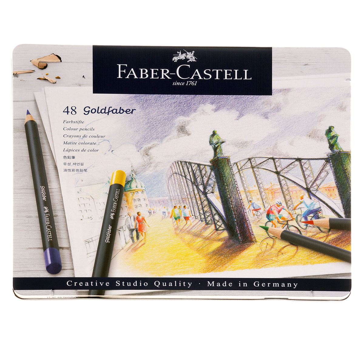 L&aacute;pices Faber-Castell Goldfaber x 48 image number null