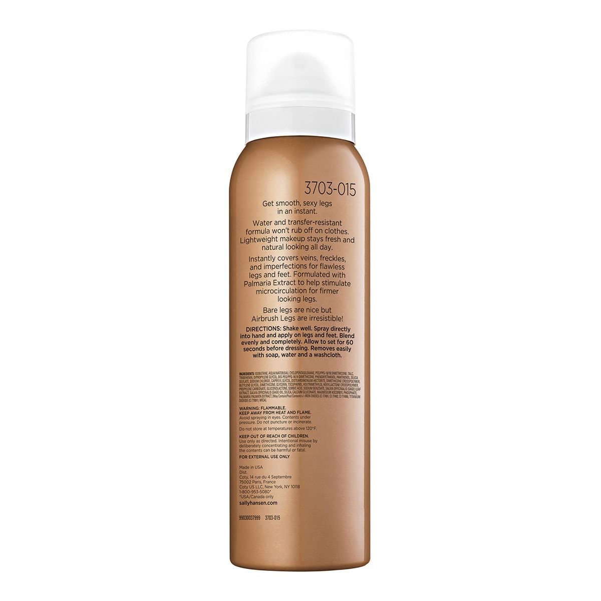 Maquillaje de pierna Sally Hansen Spray Tono Medio Glow Airbrush Legs image number null