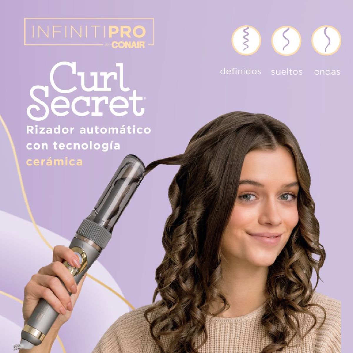 Curl Secret Transparente Conair image number null