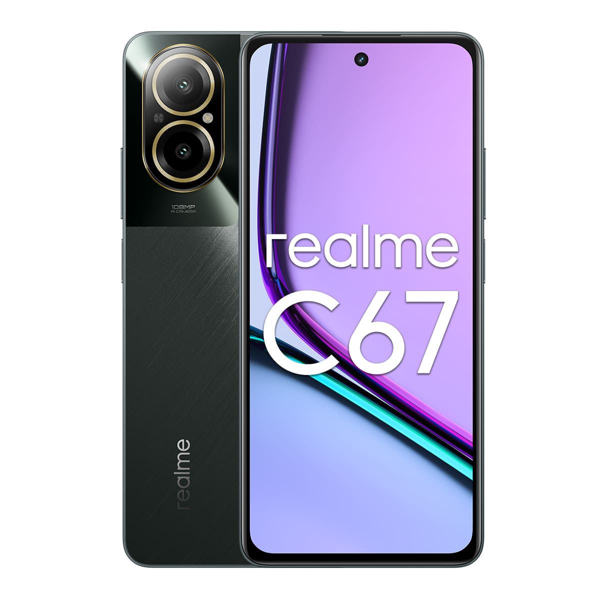 Celular Realme C67 256GB Color Negro R6 (Telcel) + Realme Earbuds image number null