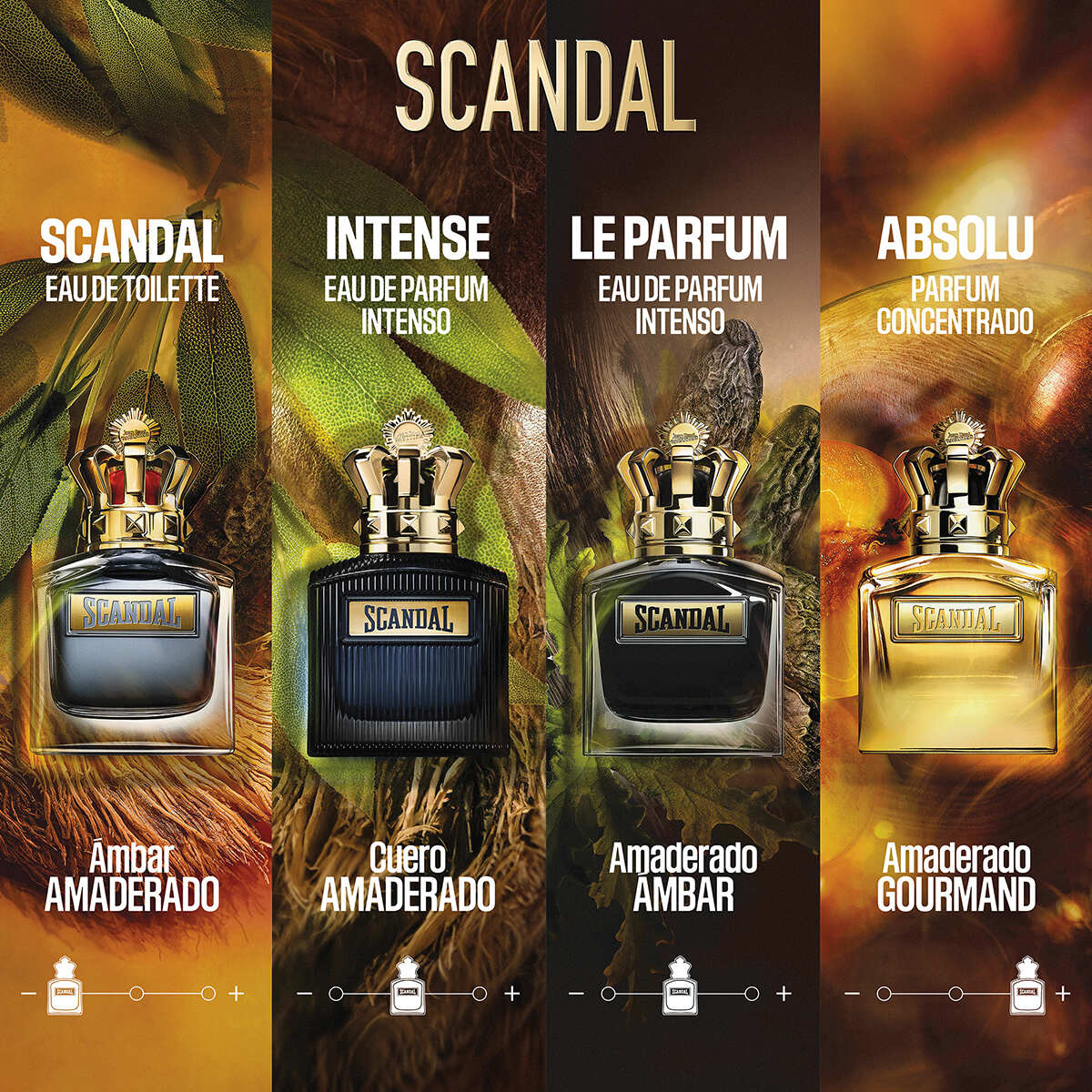 Fragancia Jean Paul Gaultier Scandal Intense Eau de Parfum 100 ml  para Caballero image number null