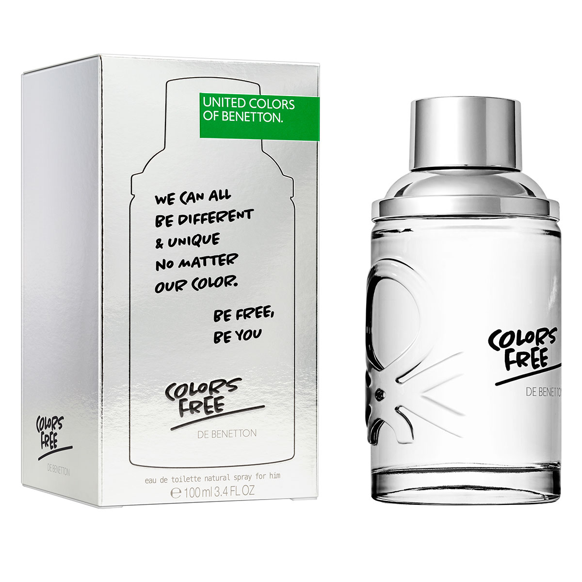 Perfume para Hombre Benetton Colors Free Eau de Toilette 100ml image number null
