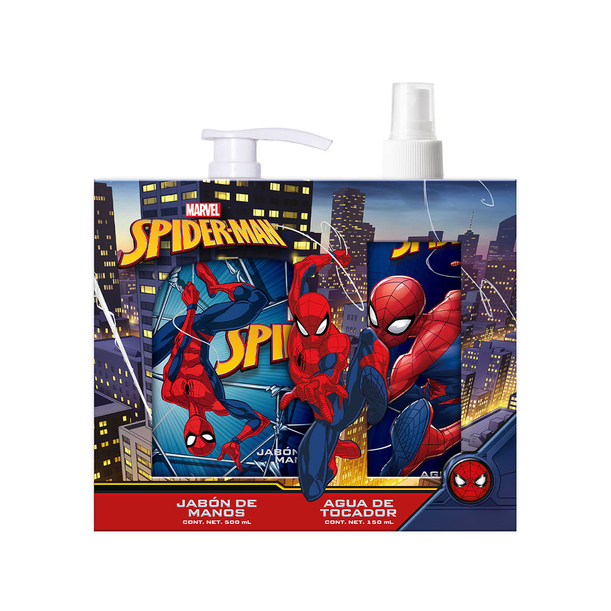 Disney Set de Jab&oacute;n para Manos 500 mL + Body Mist de 150 mL Spiderman image number null