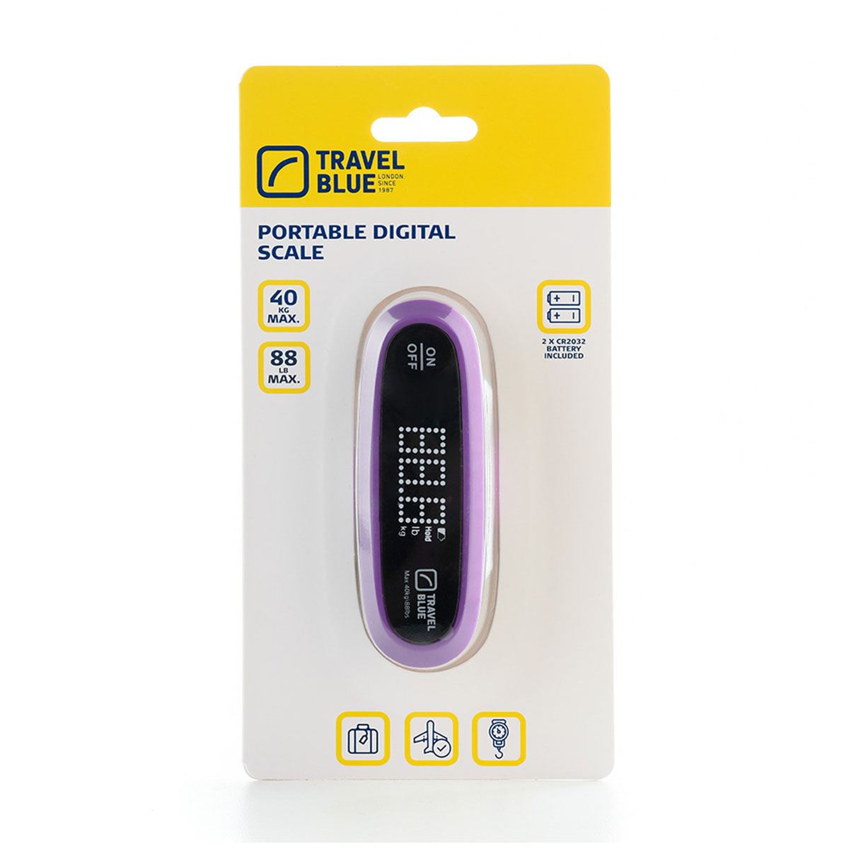 Bascula Digital Morada Travel Blue image number null