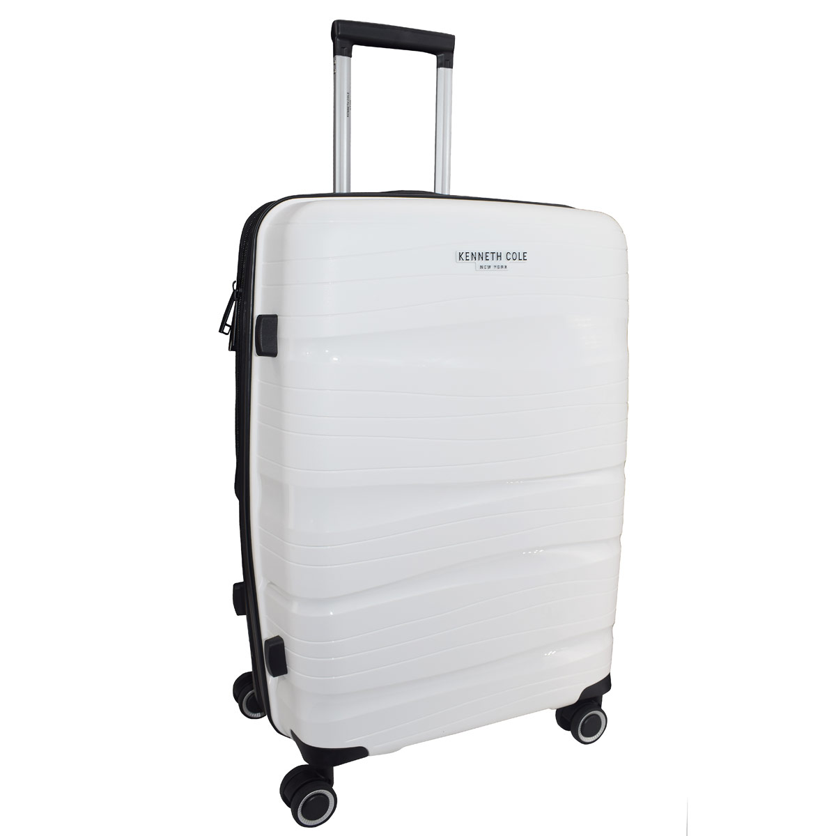 Maleta de Viaje con Llantas 20 Queens2 Blanco Kenneth Cole" image number null
