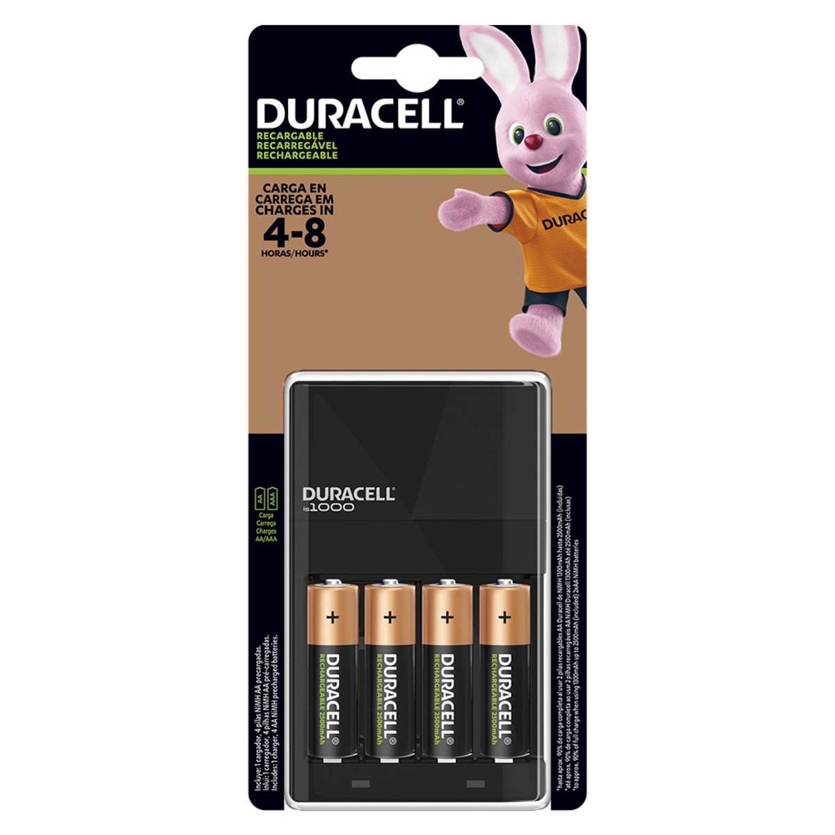 Cargador Duracell C/4 AA image number null