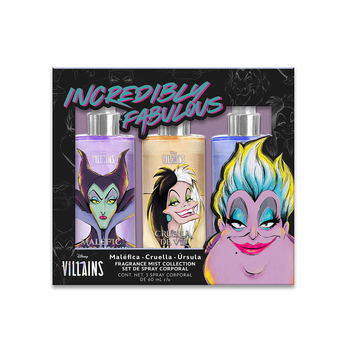 Disney Set de Body Mist con Glitter Villanas image number null