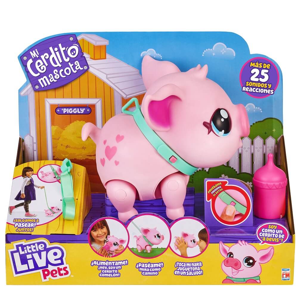 Mascota El&eacute;ctronica FOTORAMA Mi Cerdito Mascota - Little Live Pets image number null
