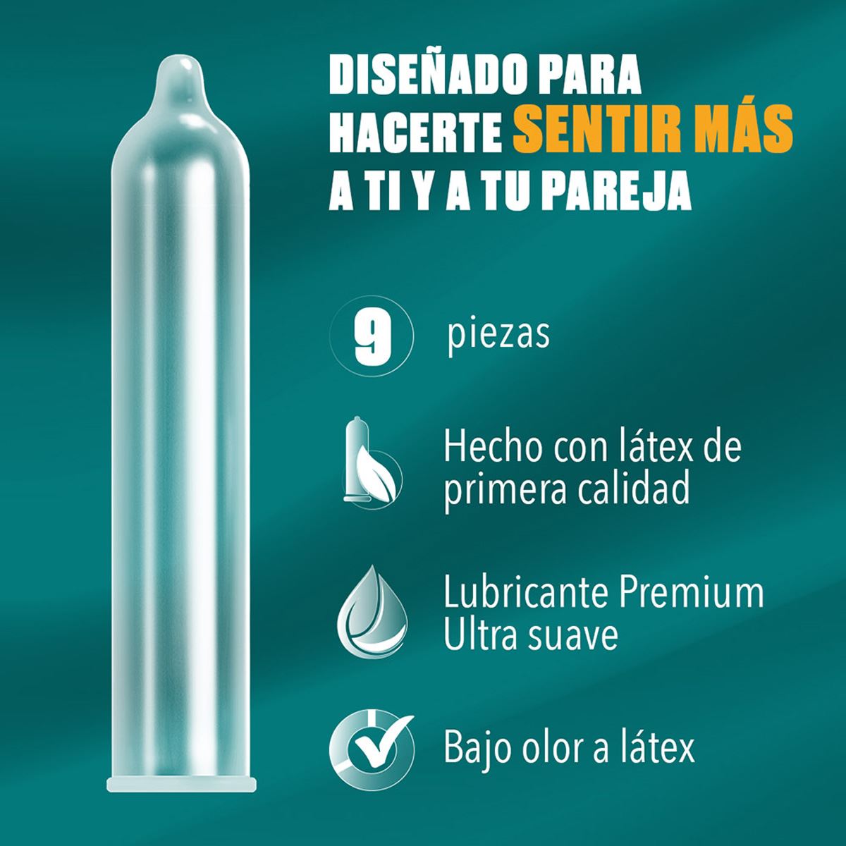 Condones de Latex Ultra Delgados Trojan 9 piezas image number null