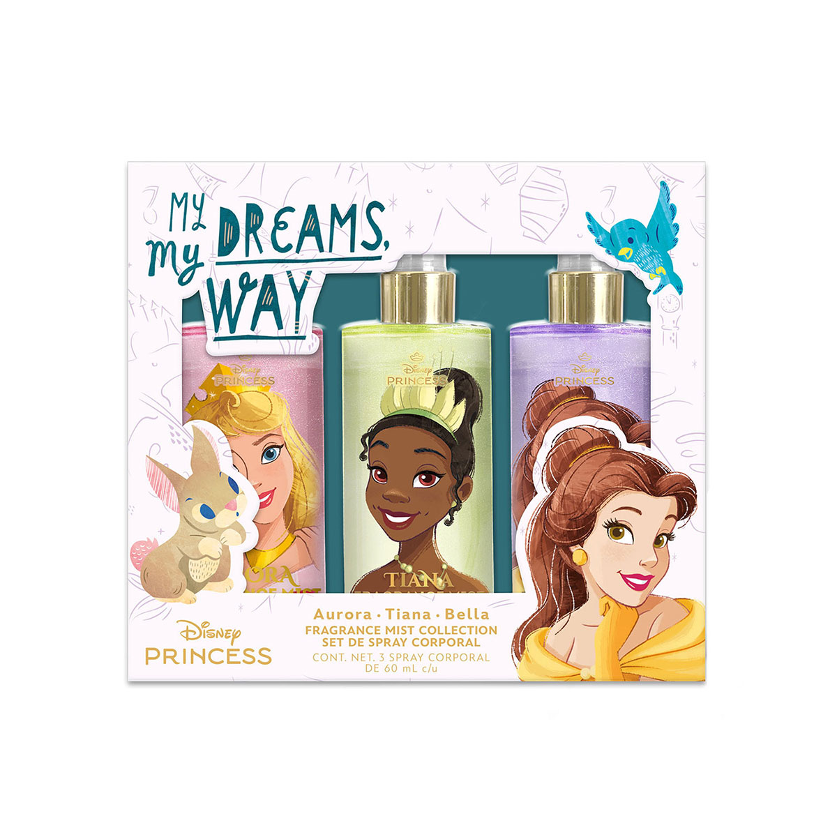 Disney Set de Body Mist con Glitter Princesas image number null