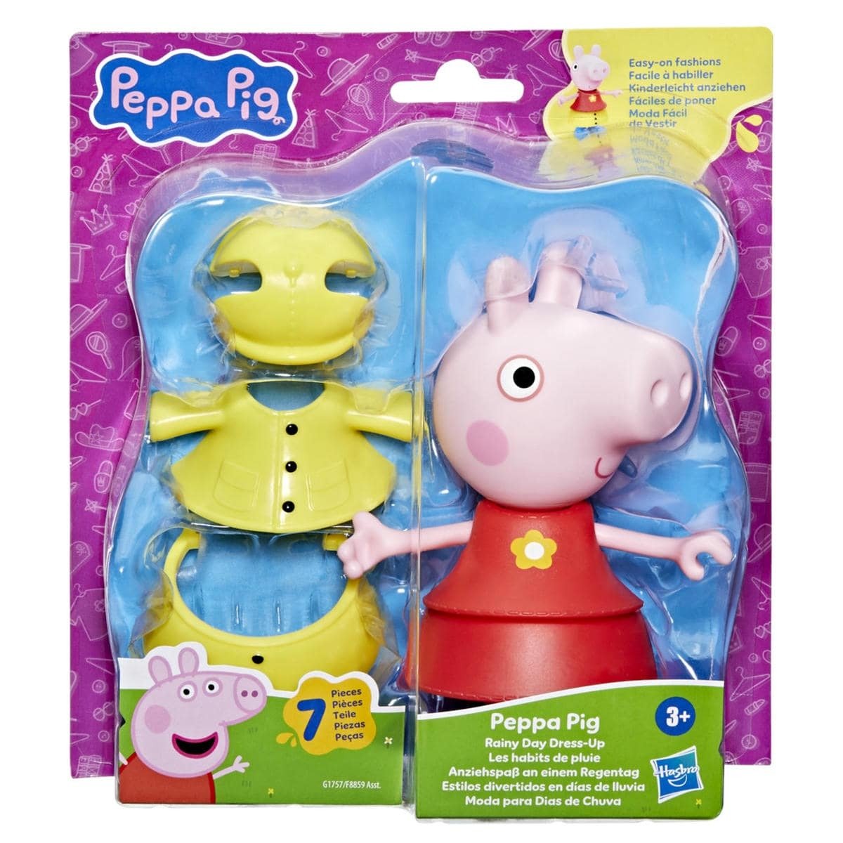 Mu&ntilde;eca Peppa Pig Rainy Day Estilos Divertidos image number null
