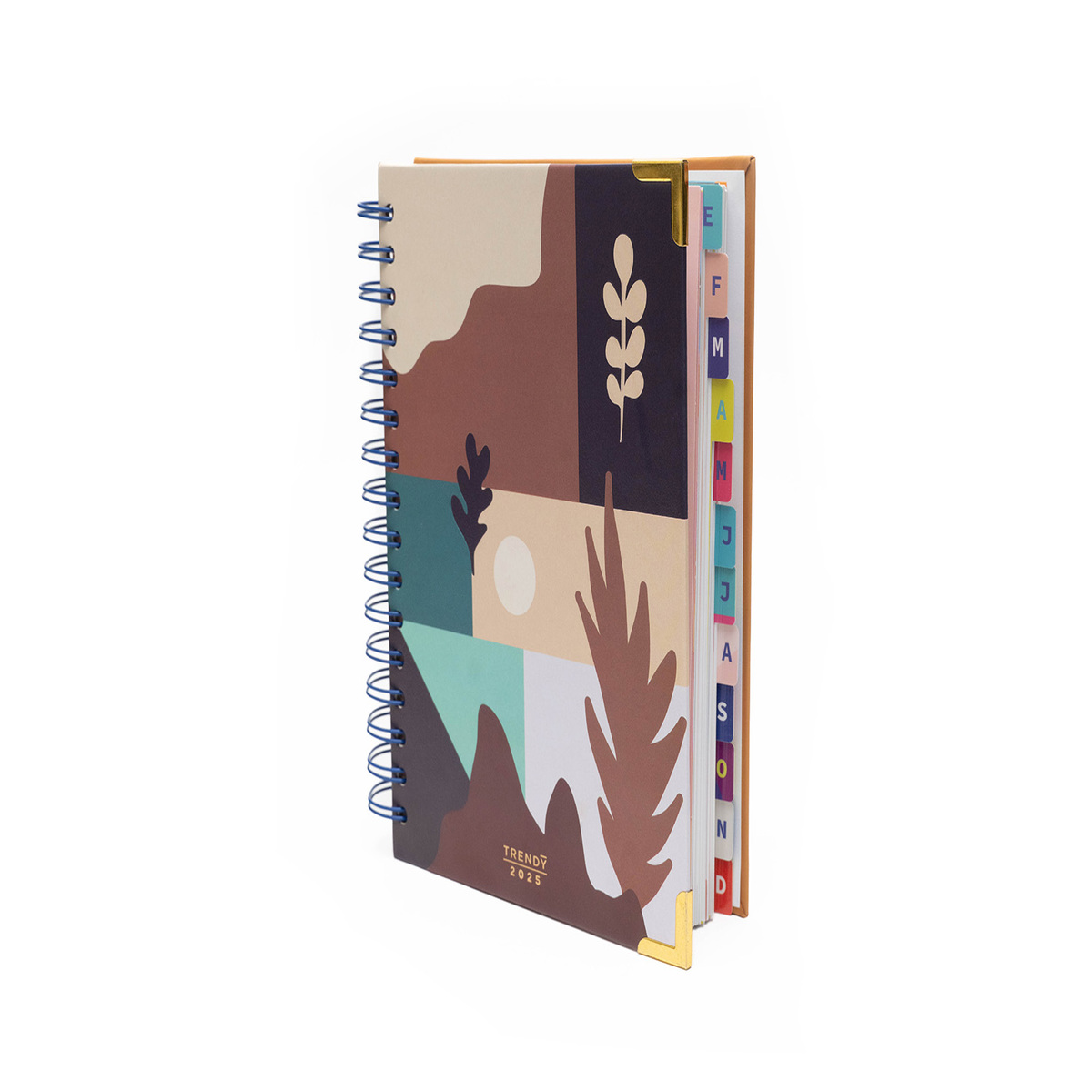 Agenda Trendy 2025 con Espiral Sol y Luna Cavalier image number null