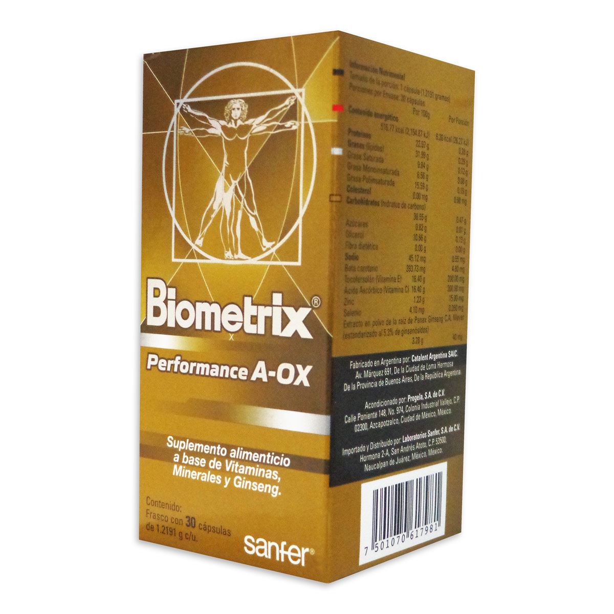 Biometrix Performance A-OX 30cápsulas image number null