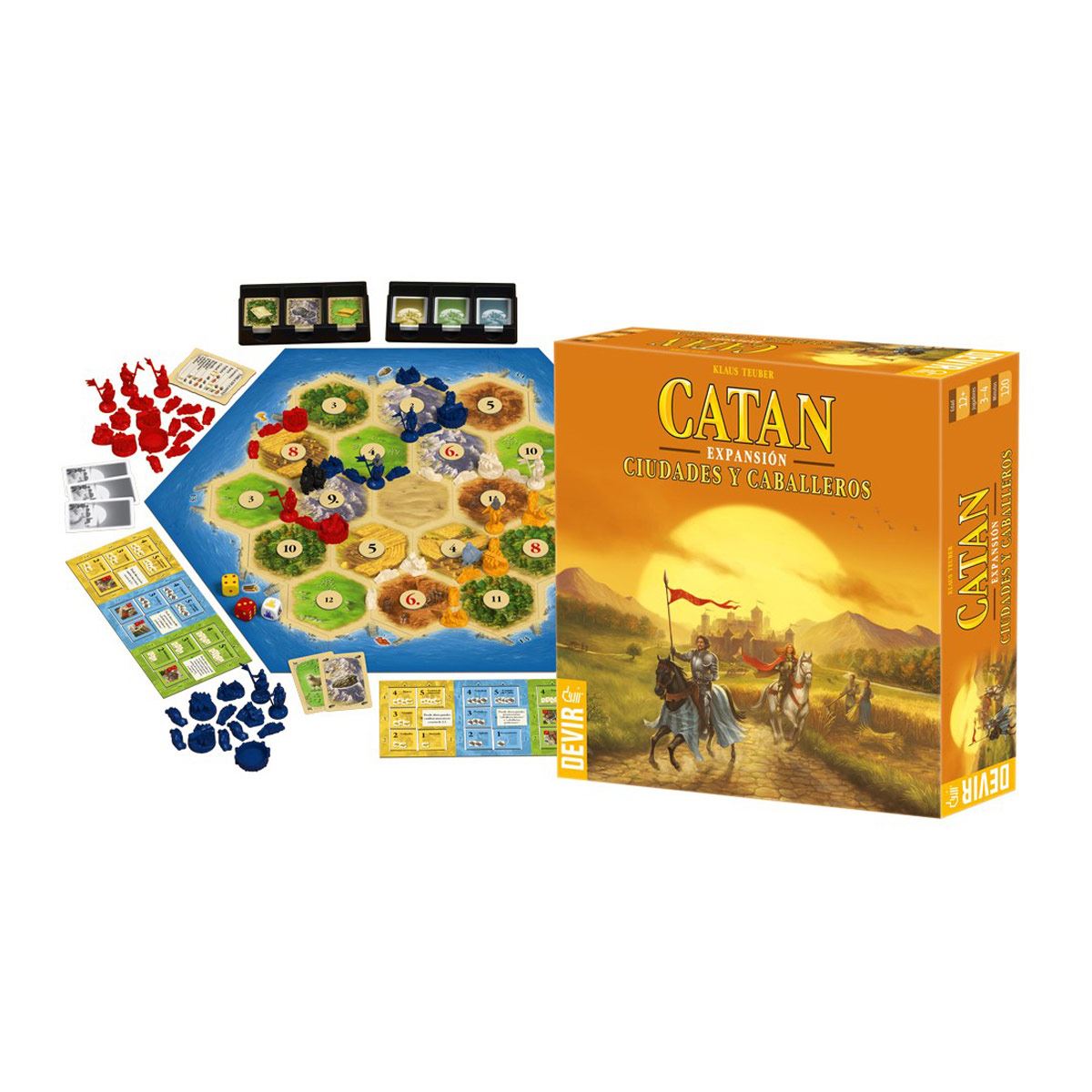 Juego de Mesa Expansi&oacute;n Catan Ciudades y Caballeros image number null