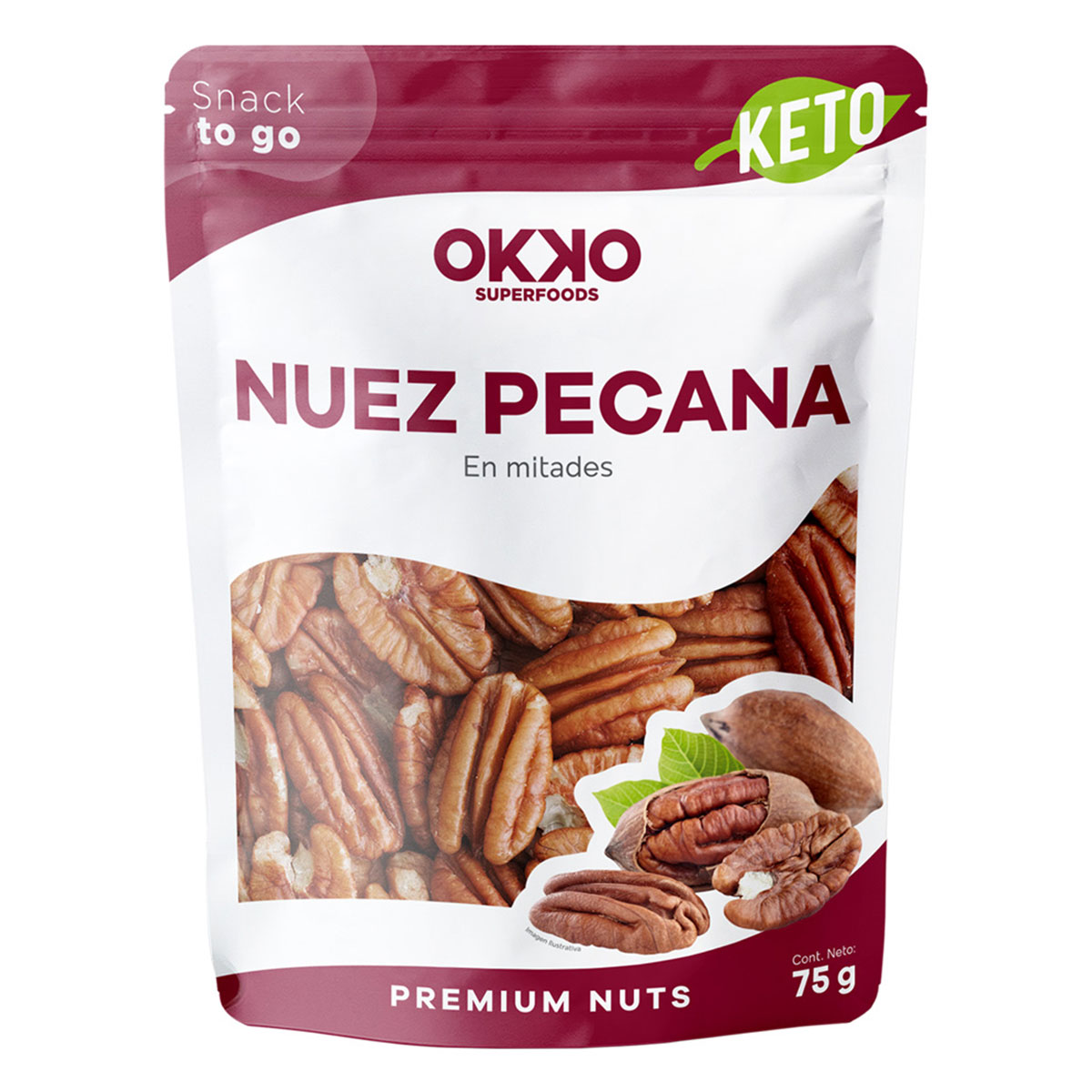 Nuez Pecana Okko 75g image number null