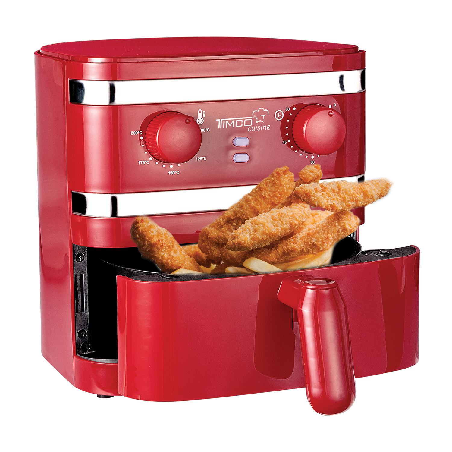 TIMCO Freidora El&eacute;ctrica de Aire en Color Rojo image number null