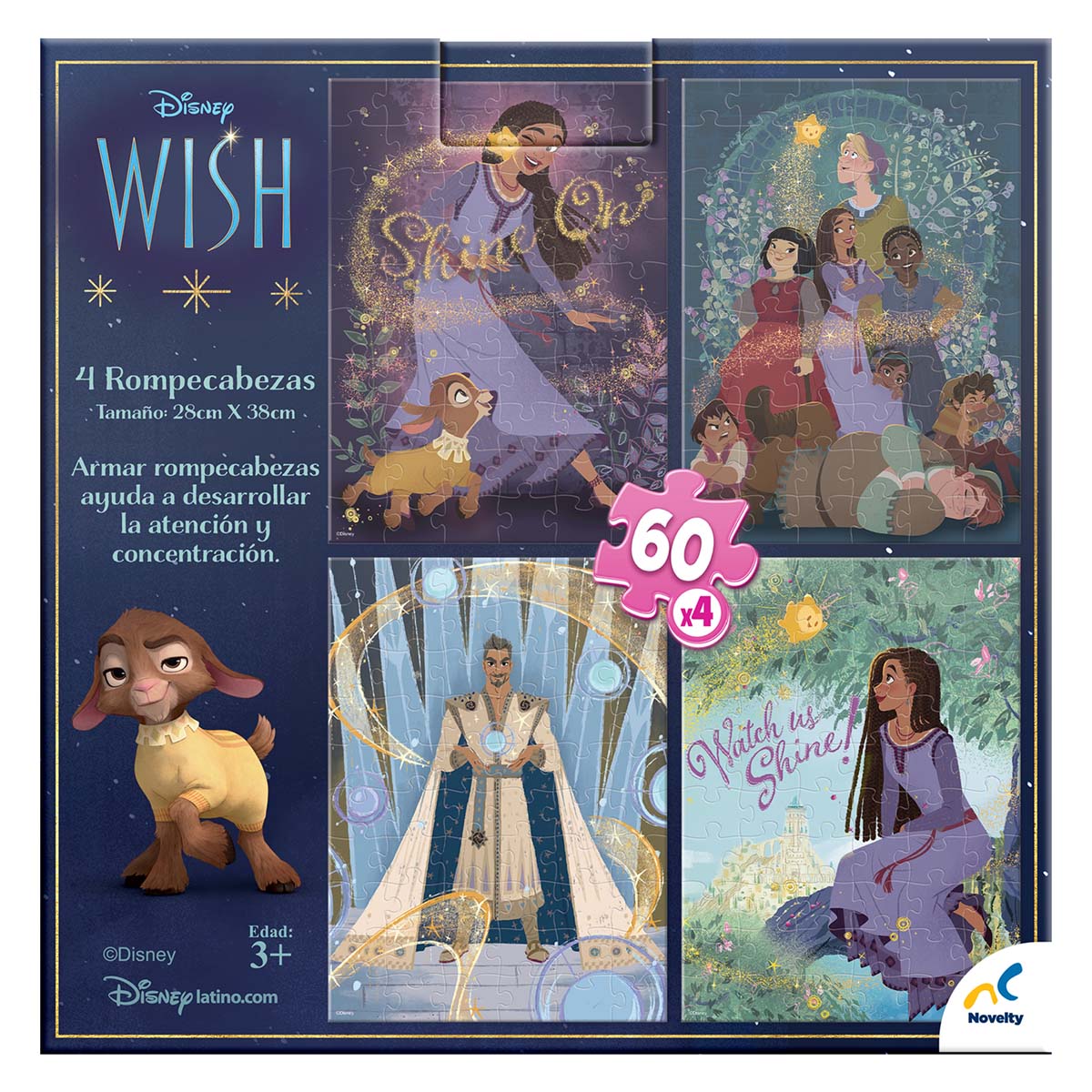 Rompecabezas 4 en 1 Wish image number null