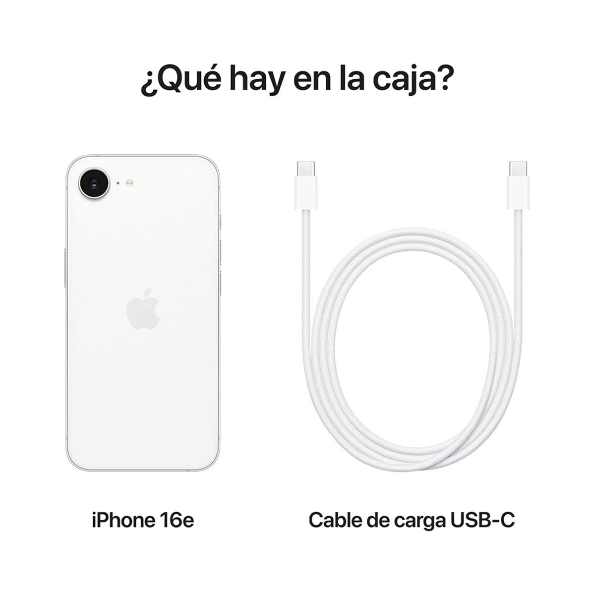 iPhone 16e 128GB Blanco Telcel R7 image number null