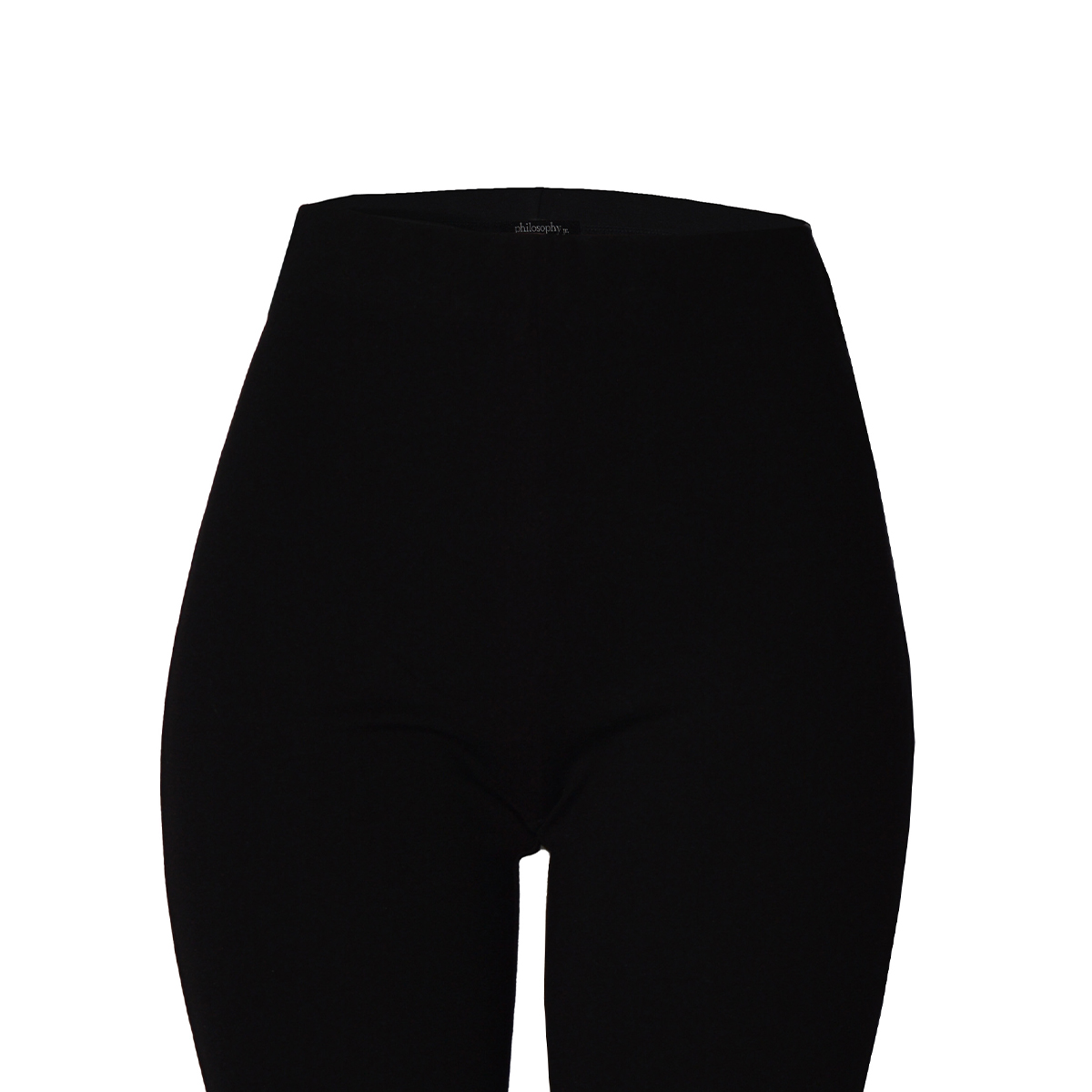 Pantalón acampanado Philosophy color negro talla chica para Mujer image number null