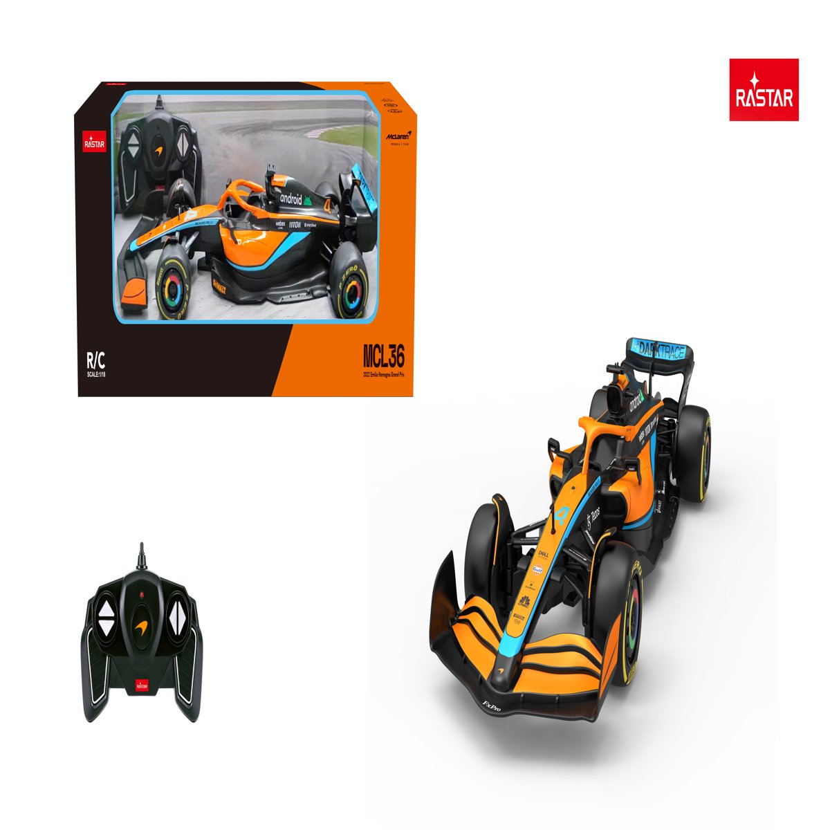 Vehículo de Radio Control RC 118 Mclaren F1 MCL36 image number null