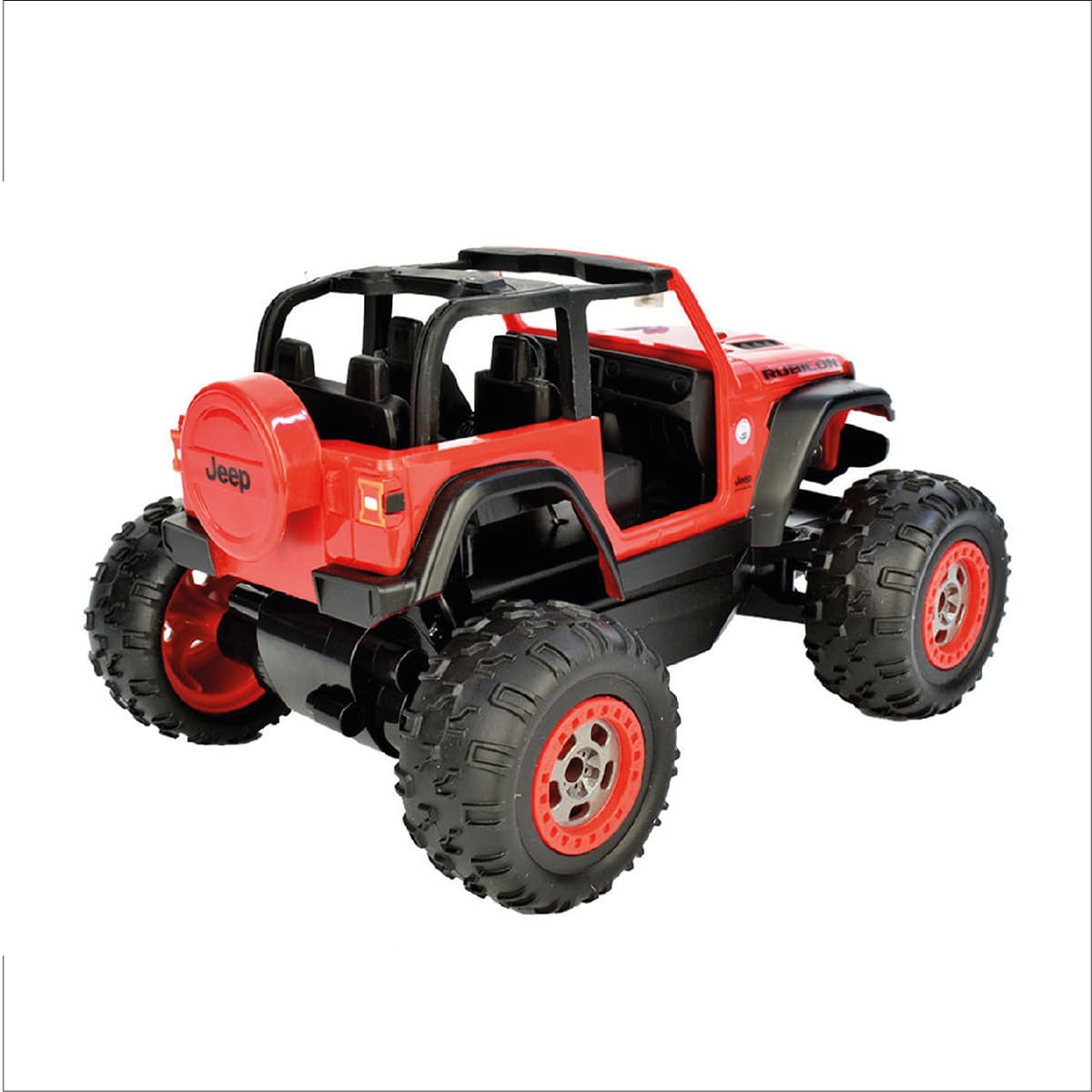Vehículo de Control Remoto Jeep Wrangler Rubicon Color Rojo TOY SHOCK image number null