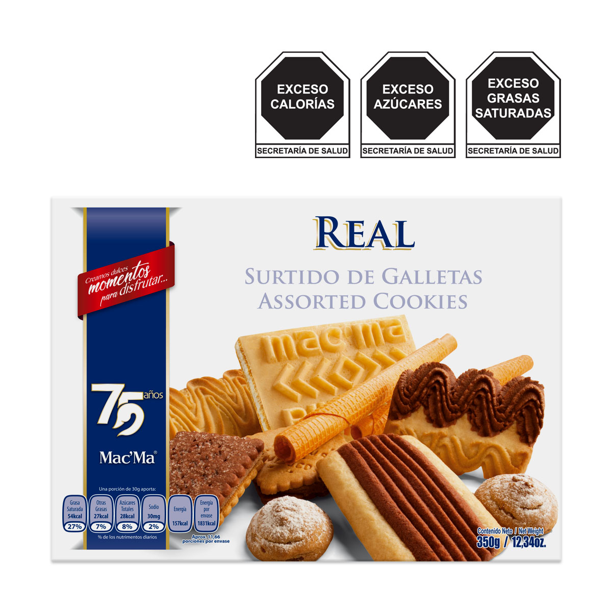 Galletas Mac' Ma Surtido Real 350 Gramos image number null