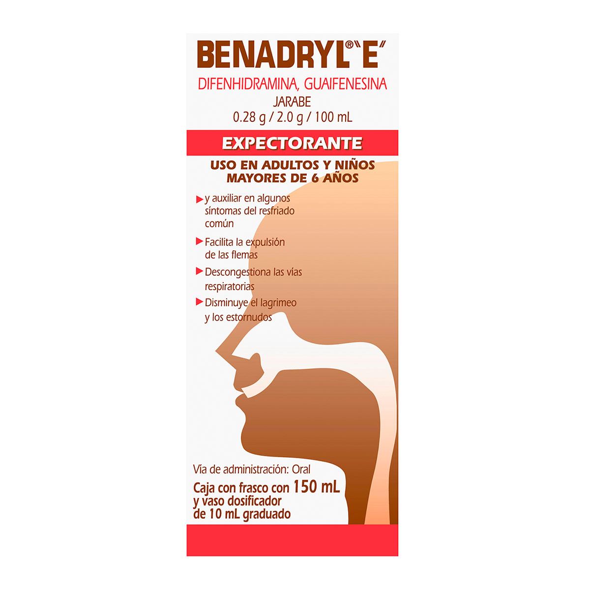 Benadryl E jarabe 150 ml image number null