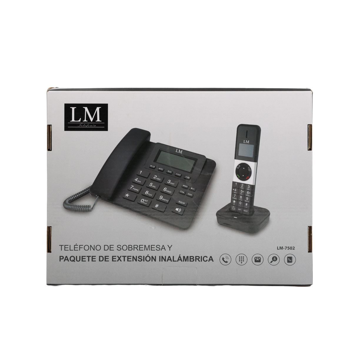 Teléfono de Escritorio e Inalámbrico LM-7502 image number null