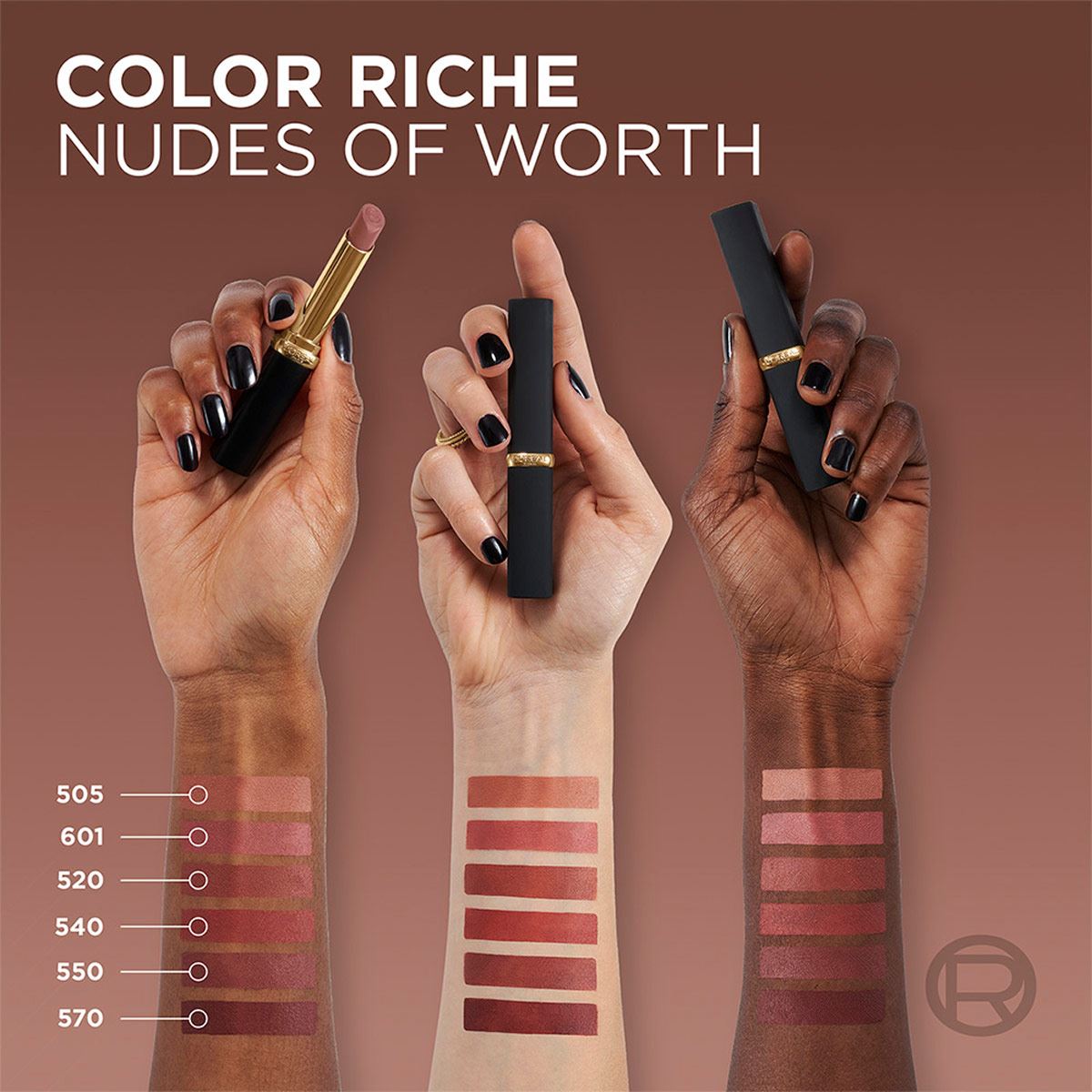 Labial Color Riche Intense Volume Matte 540 Le Nude Unstoppable image number null