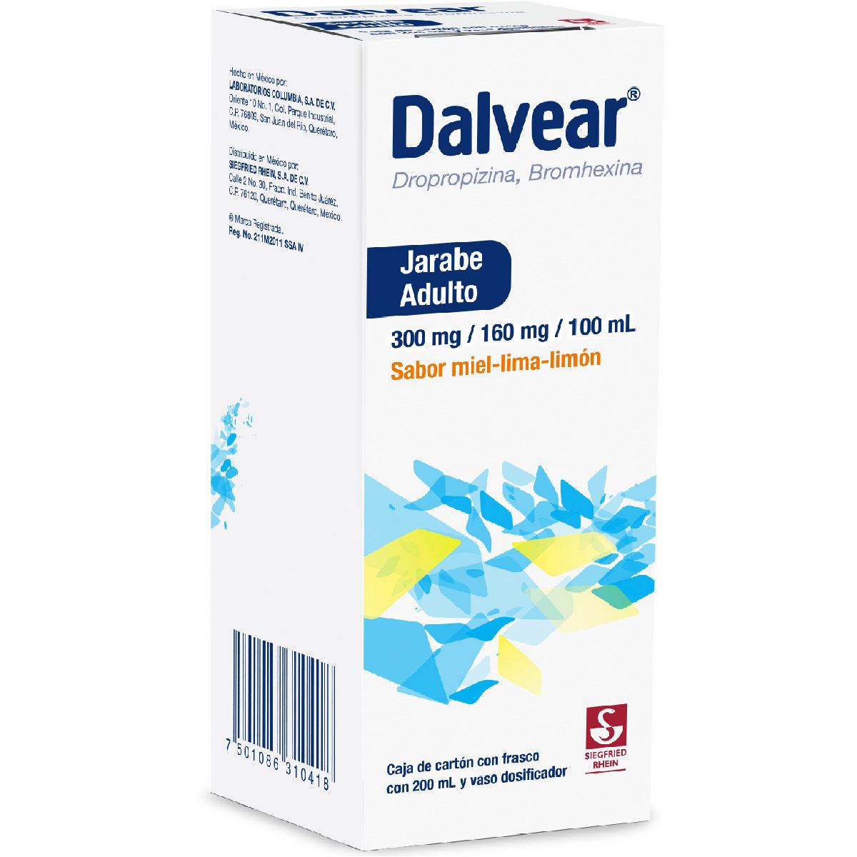Jarabe Dalvear Adulto 200ml image number null