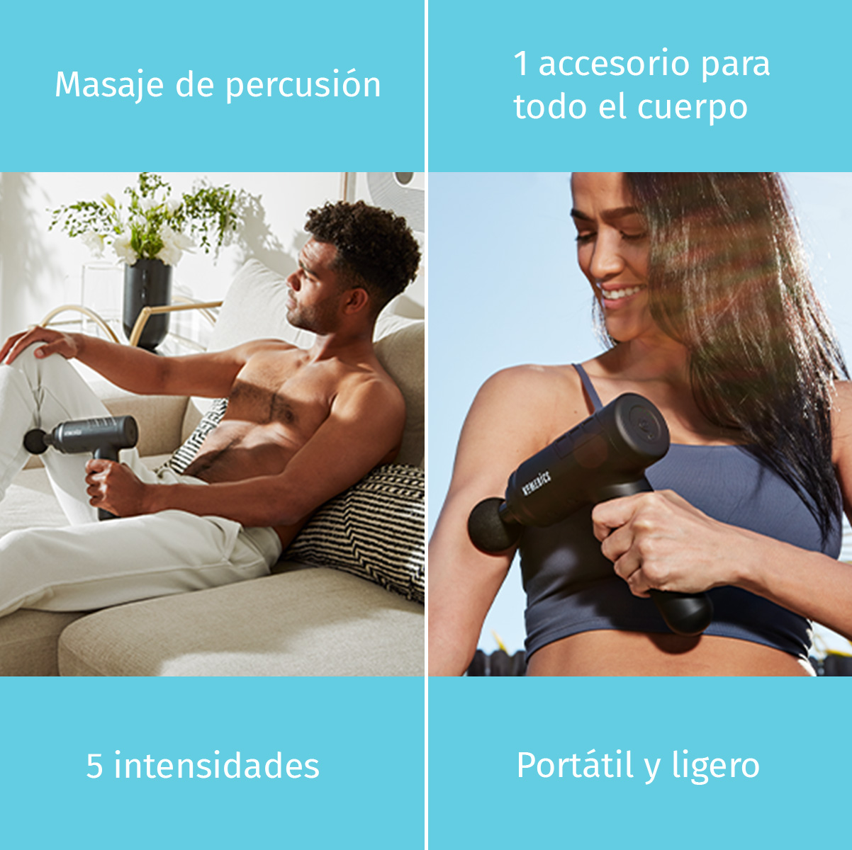 Masajeador de Percusi&oacute;n Therapist Select Prime Homedics image number null