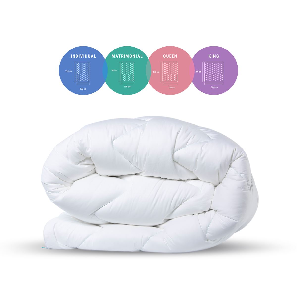 Cubre Colch&oacute;n Nuo Sognare Individual Plus image number null