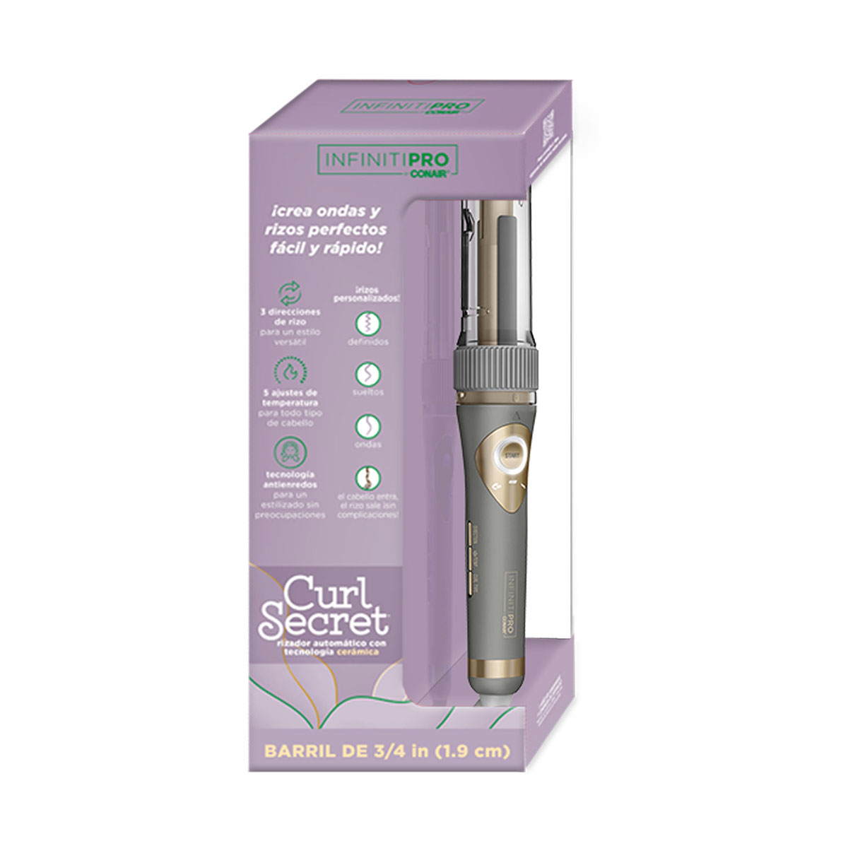 Curl Secret Transparente Conair image number null